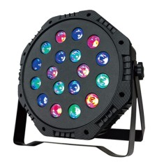 Proiector LED PAR RGB, 18LED, 18W, DMX, jocuri de lumini, senzor foto