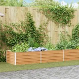 vidaXL Strat &icirc;nălțat de grădină Maro deschis 600 x 80 x 45 cm 42017342