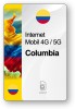 ESIM Internet Columbia, valabil 30 zile, trafic 50 GB