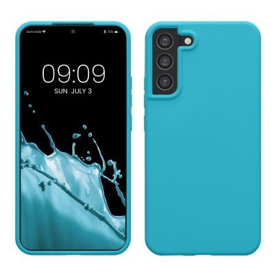 Husa Kwmobile pentru Samsung Galaxy S22 Plus, Albastru, Silicon, 56761.205 foto