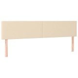 Cumpara ieftin Tablii de pat, crem, 180x5x78/88 cm, textil