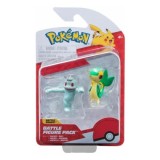 Pokemon Battle Set de Minifigurine Machop &amp; Snivy, Jazwares