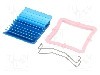 Radiator extrudat, aluminiu, 33mm x 33mm, albastru, Advanced Thermal Solutions - ATS-50330B-C1-R0 foto