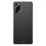 Cumpara ieftin Husa Samsung Galaxy S20, Baseus Wing Case, Negru, Grosime 0.4 mm
