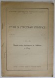 STUDII SI CERCETARI STIINTIFICE , VOL. II , DASC 3-4 : MONETE ANTICE DESCOPERITE IN MOLDOVA de D. TUDOR , 1951