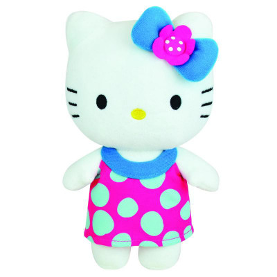 Jucarie Plus Jemini 20cm Hello Kitty Buline Albastre foto