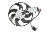 GMV ventilator radiator Audi Q7 (4L), 2005-2015, Porsche Cayenne 2002-2010; VW Touareg 2002-2010; motor TDI, diesel, 4 pini, cu modul de control elec