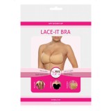 BYE-BRA - LACE-IT ENHANCEMENT PUSH-UP BEIGE CUP D, BYE BRA - BRAS