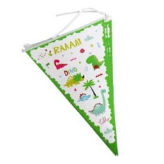 Set 10 Stegulete Tip Banner, Cyrax, Colectia Dino Park, 28.5 x 20 cm, din Hartie Cretata, Multicolor foto