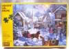 PUZZLE JIGSAW 1000 PIESE - ADVENT CALENDAR CU PIESAJ DE IARNA 50 / 70 CM