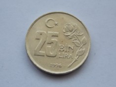 25 BIN LIRA 1996 TURCIA