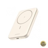 Baterie Externa Wireless UGREEN PB560 5000mAh 15W PD + QI 1 x QI - 1 x USB-C Bej
