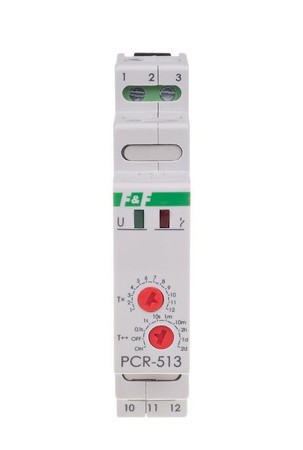 Timer SPDT 10A 230VAC pentru șină DIN 0,1s-24zile