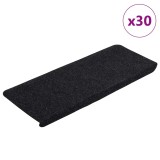 Cumpara ieftin Covorase scara autoadezive 30 buc Negru 65x24,5x3,5 cm