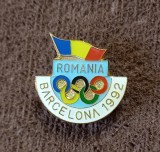 Insigna Olimpica - ROMANIA - Jocurile Olimpice de la BARCELONA 1992