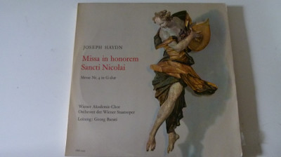 Haydn - Sancti nicolai - vinil foto