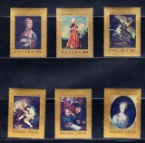 A12 S5 7 - Timbre foarte vechi - Polonia - arta - picturi, Nestampilat