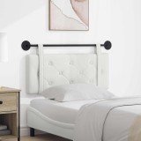 vidaXL Cap de pat suspendat Alb 110 x 55 x 5 cm Piele artificială 42031631