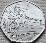 50 pence 2011 Marea Britanie, Cycling, 2012 Summer Olympics, London, km#1169, Europa