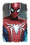 Cumpara ieftin Sticker decorativ Spider Man, Rosu, 85 cm, 9999ST, Oem