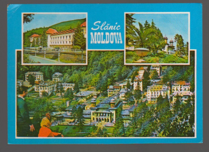 CPIB 19931 CARTE POSTALA - SLANIC MOLDOVA. MOZAIC