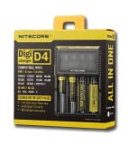 Nitecore Digicharger D4 pentru Li-ion, NiMH, Ni-Cd
