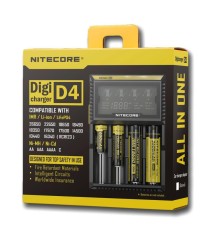 Nitecore Digicharger D4 pentru Li-ion, NiMH, Ni-Cd
