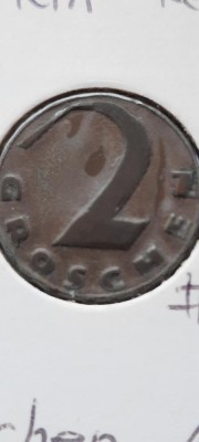 AUSTRIA 2 GROSCHEN 1925 foto