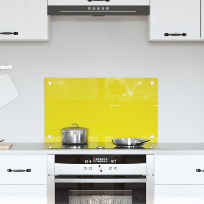 vidaXL Spate de bucătărie Galben 70 x 40 x 0.6 cm sticlă securizată 42001250 foto