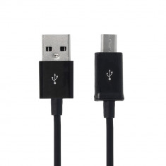 Cablu Micro USB pentru Transfer Date si Incarcare 2m black foto