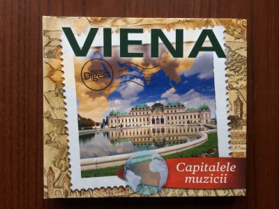 Viena capitalele muzicii carticica 58 pagini contine 3 cd disc discuri muzica usoara clasica romantica opereta VG++/NM foto
