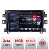 Navigatie NIssan Navara 2017- Edotec Kit-NAVARA17 8 core QLED 2K 16+512 360 Android Waze USB Navigatie Internet Youtube Radio CarStore Technology