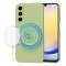 Husa MagSafe pentru Samsung Galaxy A25 A256, Techsuit, SoftFlex, Verde Deschis
