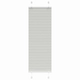 VidaXL Jaluzea plisată gri deschis 40x150 cm Lățime țesătură 39,4 cm