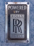 placa veche din alama ROLLS ROYCE