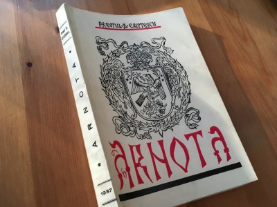 SFANTA MANASTIRE ARNOTA-PR. D. CRISTESCU, EDITIE BIBLIOFILA!-RAMNICU VALCEA 1937 foto