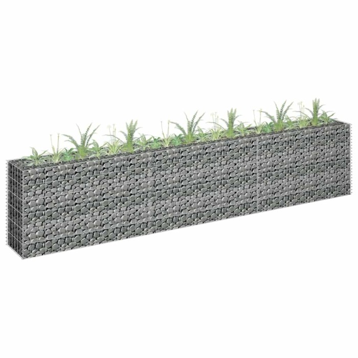 Strat &icirc;nălțat gabion, 270 x 30 x 60 cm, oțel galvanizat