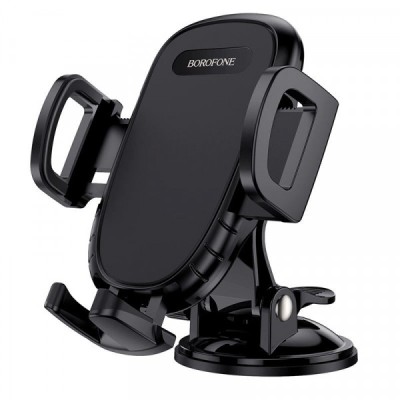Suport Auto Borofone BH37 Route, 4.5inch - 6.5inch, Negru foto