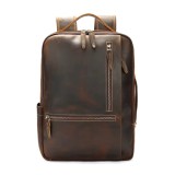 Cumpara ieftin Rucsac pentru barbati, Zadiel GT3317, piele naturala, Maro
