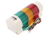 Coloană de Semnalizare LED Roșu/Ambră/Verde