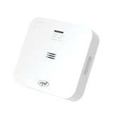 Senzor de monoxid de carbon (CO) wireless PNI SafeHouse HS281S, control din aplicatia Tuya Smart, alimentare baterii AA, alarma