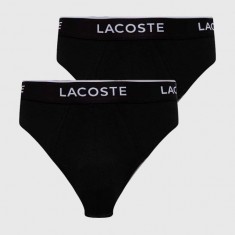 Lacoste slip 3-pack barbati, culoarea negru