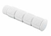 Mansoane Moto Ebon Fixed, 120mm, Albe - Prindere Fixa, Confortabile