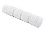 Mansoane Moto Ebon Fixed, 120mm, Albe - Prindere Fixa, Confortabile
