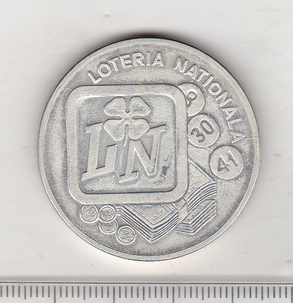 bnk mdl Medalia Ziua Loteriei Nationale 15 Septembrie 1997