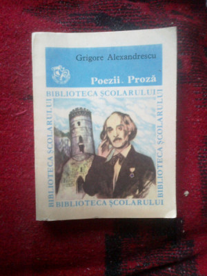 n2 Poezii Proza - GRIGORE ALEXANDRESCU foto