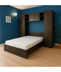 Dormitor Giulia, 4 Piese, Culoare Wenge 120x200cm