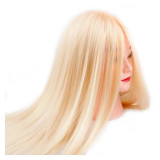 Cumpara ieftin Cap Manechin Coafor Par Blond Caramel 50% Natural 4AB - 80 cm + Suport Prindere