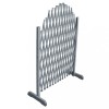 VidaXL Gard din spalier, gri,1,8 x 1 m, lemn masiv de brad 310036