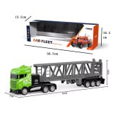 Camion semiremorca Transportor cu telecomanda, incarcare USB, acumulator inclus, 45x7x10cm